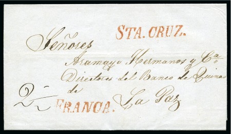 Stamp of Bolivia 1809-77, Exceptional and comprehensive collection 