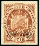 Stamp of Bolivia 1878-1928, Clean specialised collection on lightho
