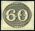 Stamp of Brazil 1843 Bulls Eyes 30r, 60r and 90r unused set of thr