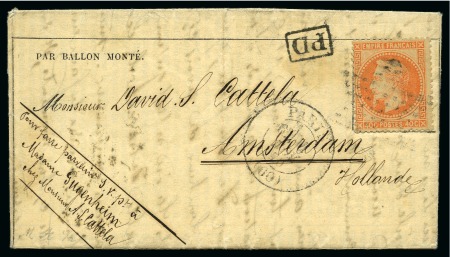 Stamp of France » Guerre de 1870-1871 LE VILLE DE CHATEAUDUN Gazette des Absents n°4 de 