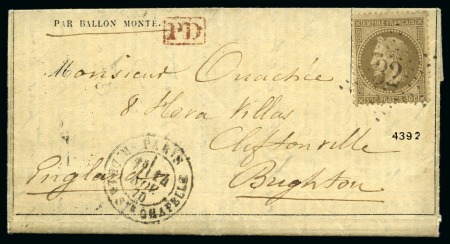 Stamp of France » Guerre de 1870-1871 LE GENERAL UHRICH Gazette des Absents n°7 avec son