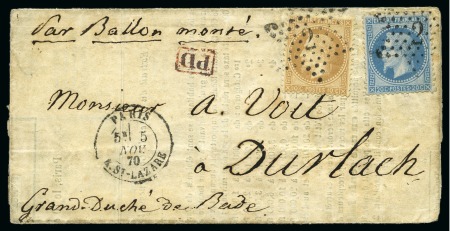 Stamp of France » Guerre de 1870-1871 Avertissement pour l'acquit de la Taxe municipale 