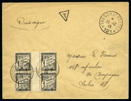 Stamp of France » Collections 1906-1939, 240 plis avec TIMBRES TAXE classés par 