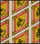 Stamp of Russia » Zemstvos Volchansk: 1883 5k black, yellow and red perforate