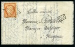 Stamp of France » Guerre de 1870-1871 Collection intéressante de 58 ballons montés sur p