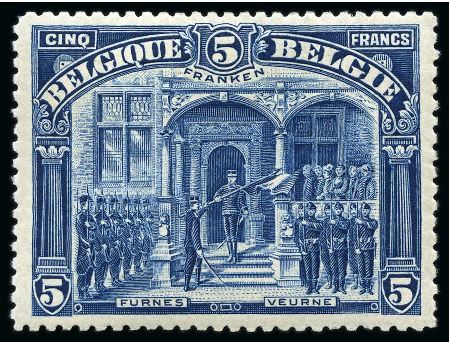 Stamp of Belgium 1865-1980, Chiefly Mint selection in two stockbook