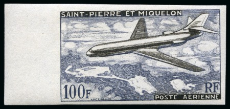 Stamp of Colonies françaises » St. Pierre et Miquelon 1909-1980, Collection de timbres NON DENTELES avec