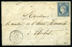 Stamp of France » Guerre de 1870-1871 Belle collection de cachets sur  Ballons montés su