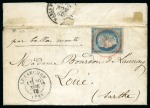 Stamp of France » Guerre de 1870-1871 Belle collection de cachets sur  Ballons montés su