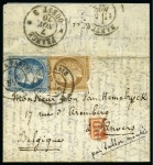 Stamp of France » Guerre de 1870-1871 1870-71, Lot de 7 ballons dont six PLIS CONFIES, à