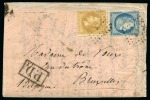 Stamp of France » Guerre de 1870-1871 Grand cachet bleu des Aéronautes Dartois & Yon au 