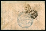Stamp of France » Guerre de 1870-1871 Grand cachet bleu des Aéronautes Dartois & Yon au 