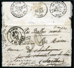 Stamp of France » Guerre de 1870-1871 Collection sur les Taxes joliment montée sur pages