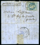 Stamp of France » Guerre de 1870-1871 Collection sur les PLIS CONFIES, joliment montée s