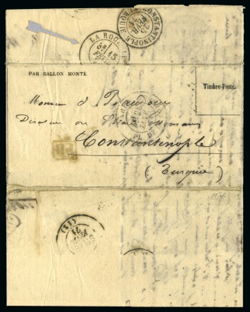 Stamp of France » Guerre de 1870-1871 Gazette des Absents n°32 de Paris 26.01.71 pour la