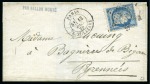 Stamp of France » Guerre de 1870-1871 Grand plan couleur de Paris envoyé sous enveloppe 