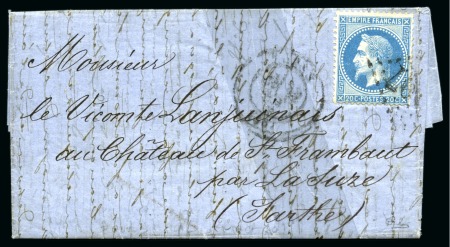 Stamp of France » Guerre de 1870-1871 VALISE DIPLOMATIQUE du Nonce Apostolique Mgr Ghigi