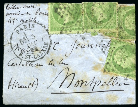 Stamp of France » Guerre de 1870-1871 "LA TRANSMISSION DU COURRIER PENDANT LE SIEGE DE P