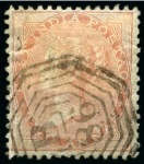 Stamp of India COLLECTIONS: 1860s-1930s, Collection of Chandernag
