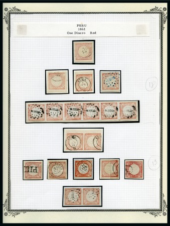 Stamp of Peru 1858-1979, Attractive mint and used collection in 