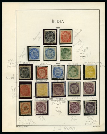 Stamp of Portuguese Colonies » Portuguese India 1871-1967 Extensive mint and used collection on de