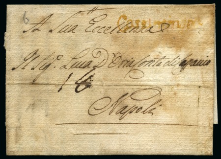 Stamp of Turkey » Pre-Adhesive Period 1743-67 Three early stampless covers, one showing 