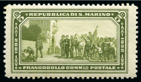 Stamp of Italy » San Marino 1894-1943, Collection in medium-small stockbook of
