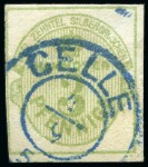 Stamp of German States » Hannover 1850-60, Attractive specialised collection neatly 