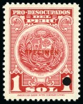 Stamp of Peru American Banknote Specimens: Attractive & large du