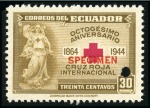 Stamp of Ecuador American Banknote Specimens: Attractive & large du