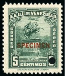 Stamp of Venezuela American Banknote Specimens: Attractive & large du