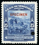 Stamp of Venezuela American Banknote Specimens: Attractive & large du