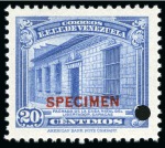 Stamp of Venezuela American Banknote Specimens: Attractive & large du