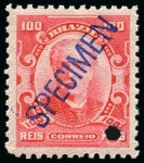 Stamp of Brazil American Banknote Specimens: Attractive & large du