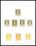 Stamp of Greenland 1905-45, Attractive specialized study collection o