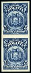 Stamp of Bolivia 1919-35, Selection of ca.265 imperforate stamps on