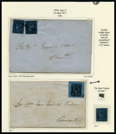 Stamp of Argentina » Corrientes 1856-77, Remarkable specialised collection of Corr