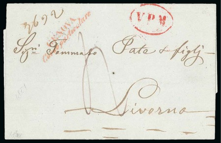 Stamp of Italy » Italy and Areas Collections and Lots 1831-63, ITALIAN STATES: Selection of 8 covers: 2x