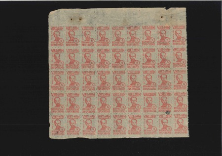 Stamp of Vietnam » North and Republic 1948-55 Ho Chi Minh 2D brown, 5D red and 1956 surc