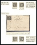 Stamp of German States » Bavaria 1849-62, Exceptional and extensive mint & used col