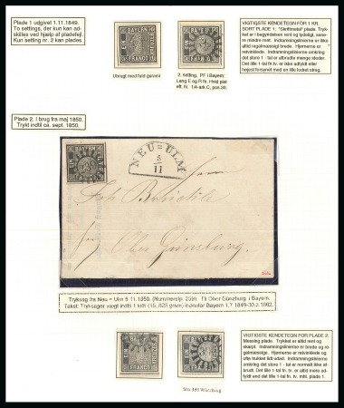 Stamp of German States » Bavaria 1849-62, Exceptional and extensive mint & used col