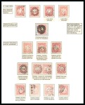 Stamp of German States » Bavaria 1867-80 Remarkable specialised Coat-of-Arms collec