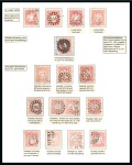 Stamp of German States » Bavaria 1867-80 Remarkable specialised Coat-of-Arms collec