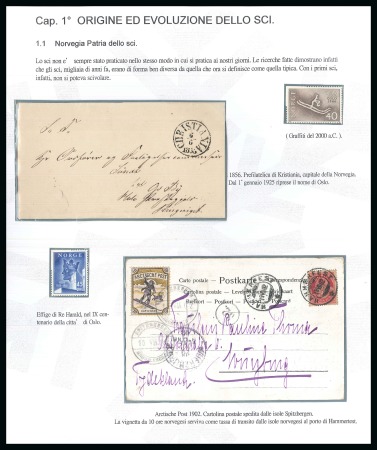 Stamp of Large Lots and Collections 1867-2002, SKIING thematic collection well written