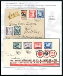 Stamp of Large Lots and Collections 1867-2002, SKIING thematic collection well written