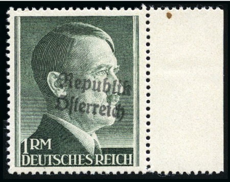 Stamp of Austria 1945 Hitler 1Pfg to 1M part set 19 values showing 