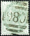 Stamp of Dominican Republic BRITISH OFFICES: 1876-81 Great Britain Used in the