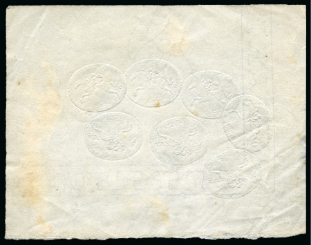 Stamp of Italian States » Sardinia 1820 Cavallini 25c proof on white wove paper with 