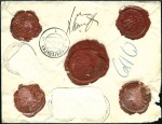 Stamp of Russia » Ship Mail » Ship Mail in the Arctic and Northern Russia - Sea Mail 1905 Envelope sent by insured money letter for 50 