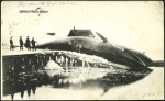 Stamp of Russia » Ship Mail 1909 Picture postcard of a captured whale at the M